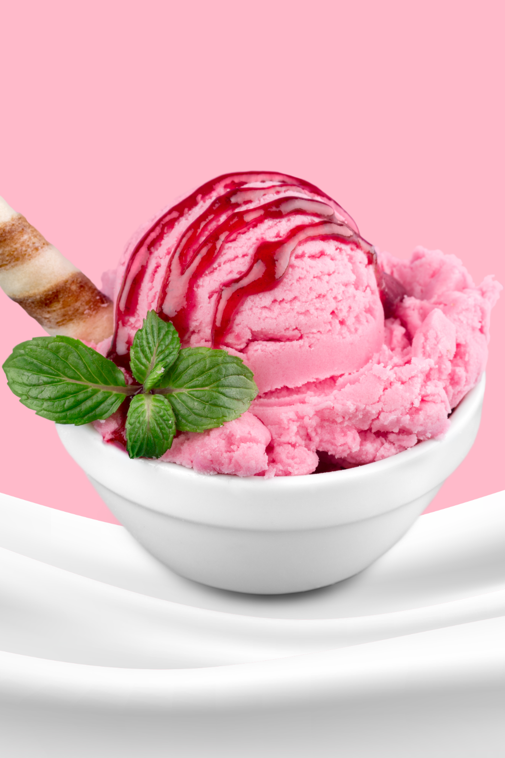 Helado de Frutilla